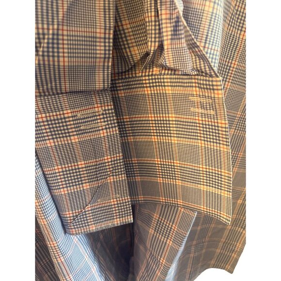 Charles Tyrwhit Men’s Red White Blue Check Button Down Shirt Cotton Sz 161/2 by - Picture 3 of 8